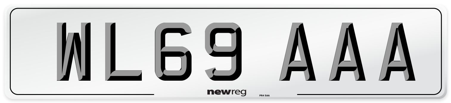 WL69 AAA Number Plate from New Reg